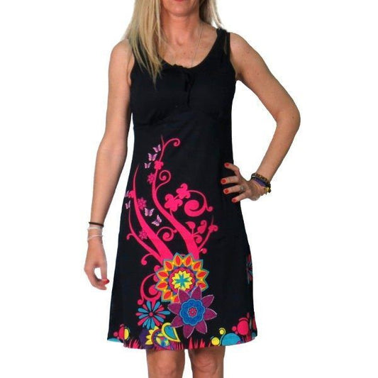 Vestido indio de algodón Elena