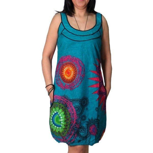 Vestido indio de algodón Wanda