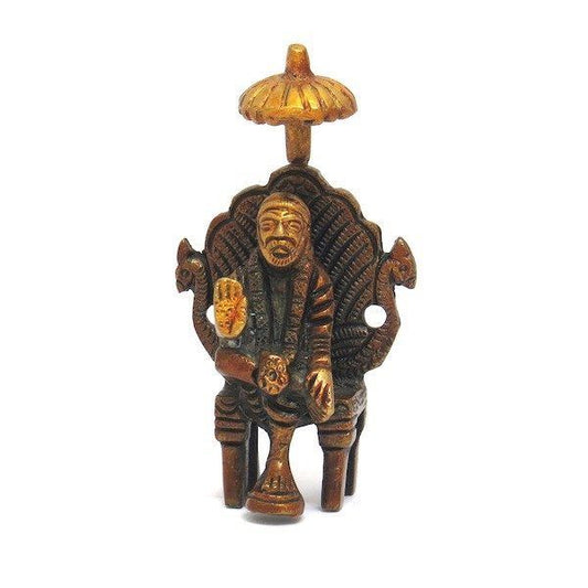 Estatua de bronce de Sai Baba de Shirdi