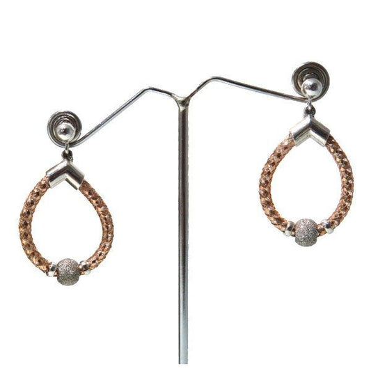 Pendientes de plata bañado