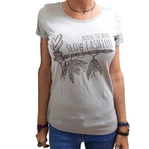 Camiseta SLOW FASHION  de algodón orgánico