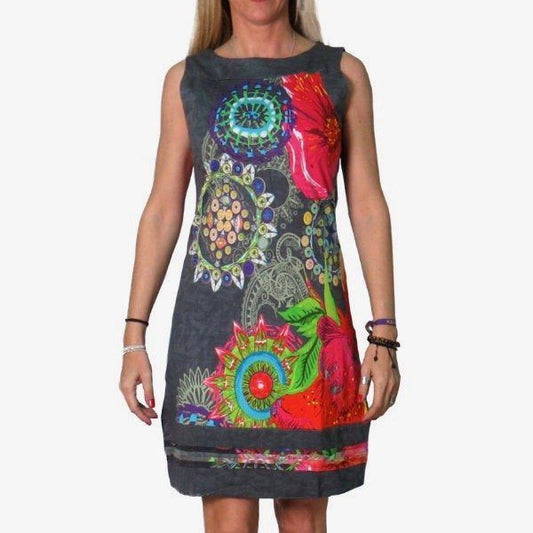 Vestido indio de algodon Alana