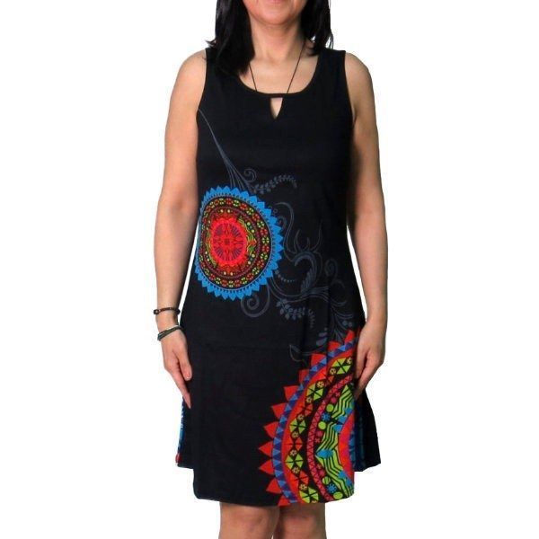 Vestido indio de algodon Maila