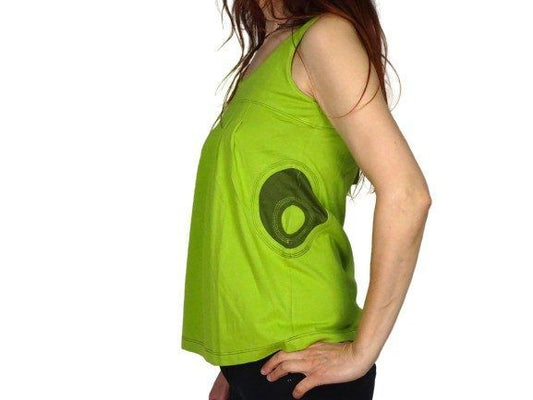 Camiseta de tirantes de algodón boho