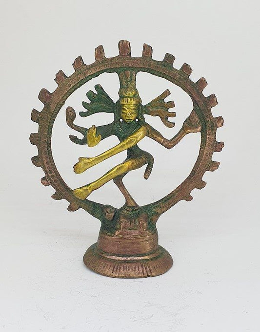 Estatua de bronce india del dios Nataraja (Shiva)