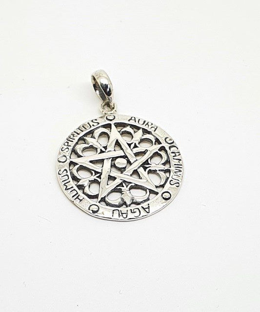 Colgante de plata medalla arcángeles