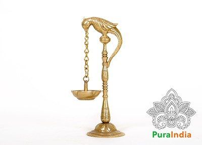 Vela de aceite – Diya de bronce india