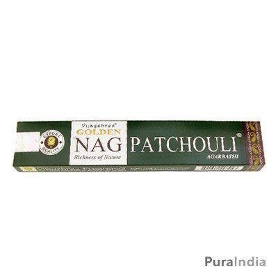Incienso Natural Indio Golden Nag Patchouli