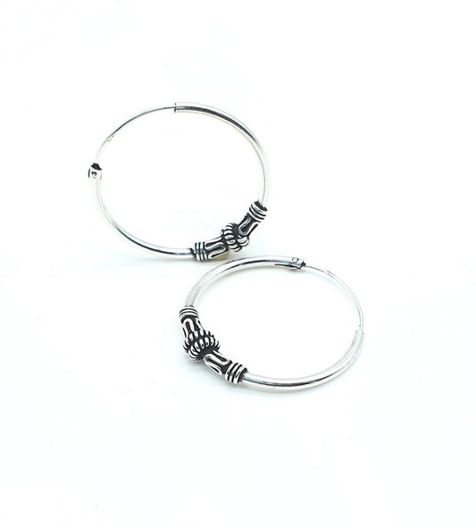 Pendientes Aro de Plata Bingin