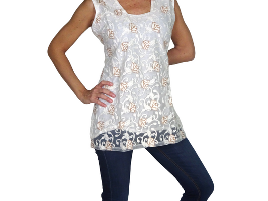 Camisa india bordada