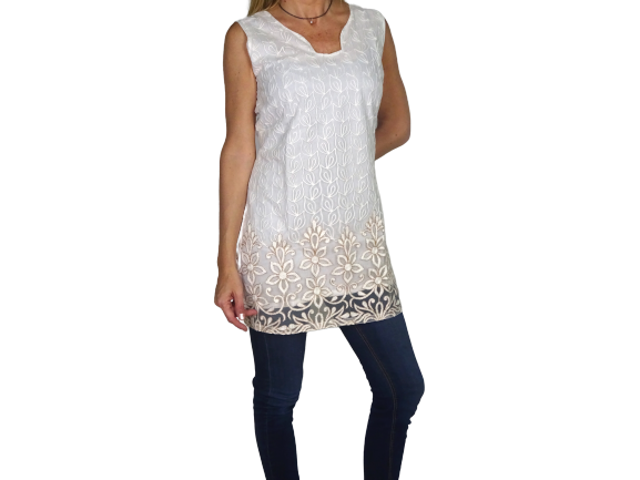 Camisa india bordada