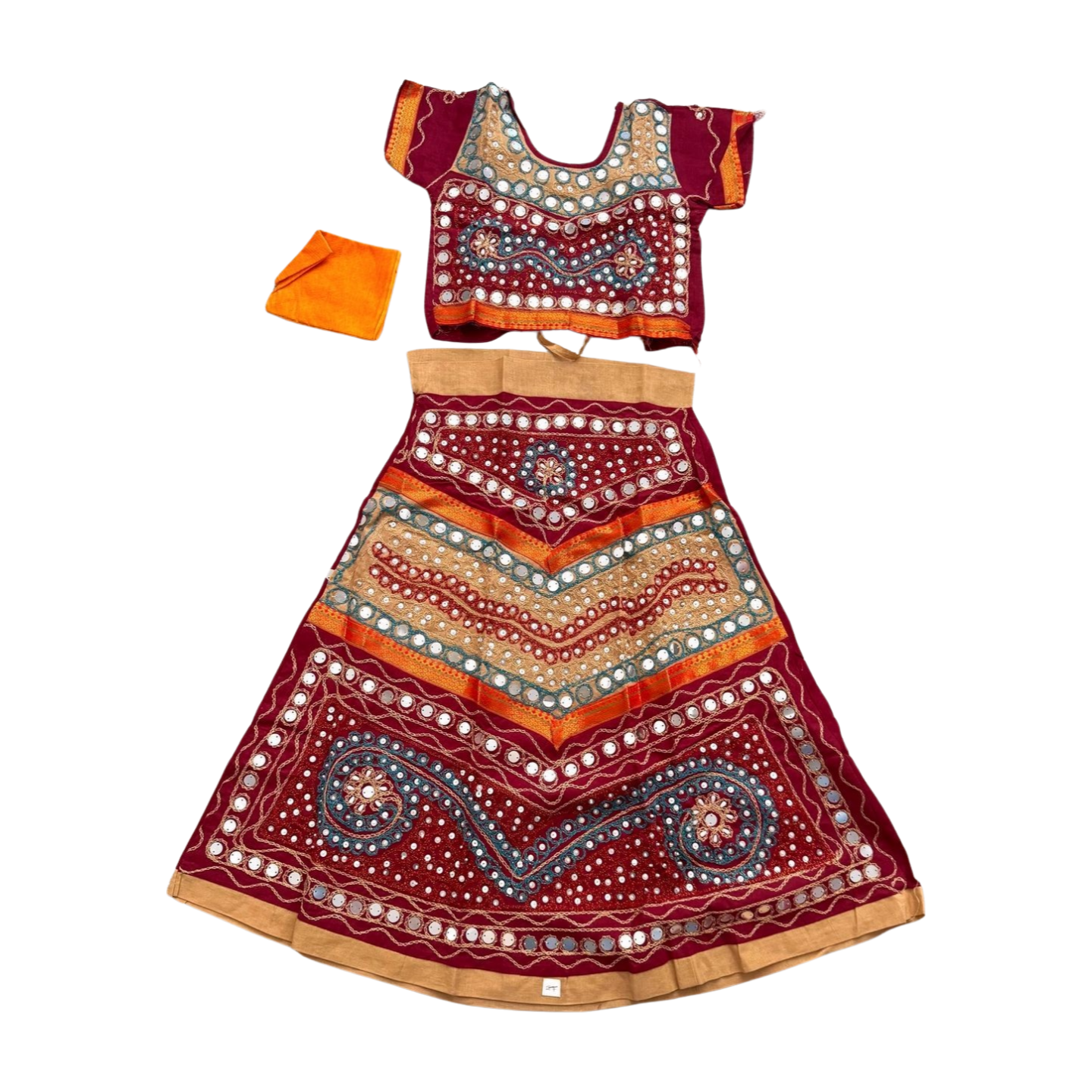 Conjunto Bollywood rajasthani infantil B12