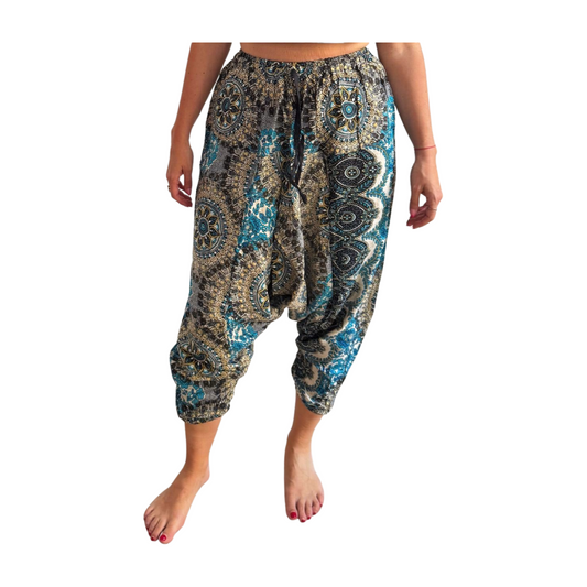 Pantalón afgano indio estampado mandalas