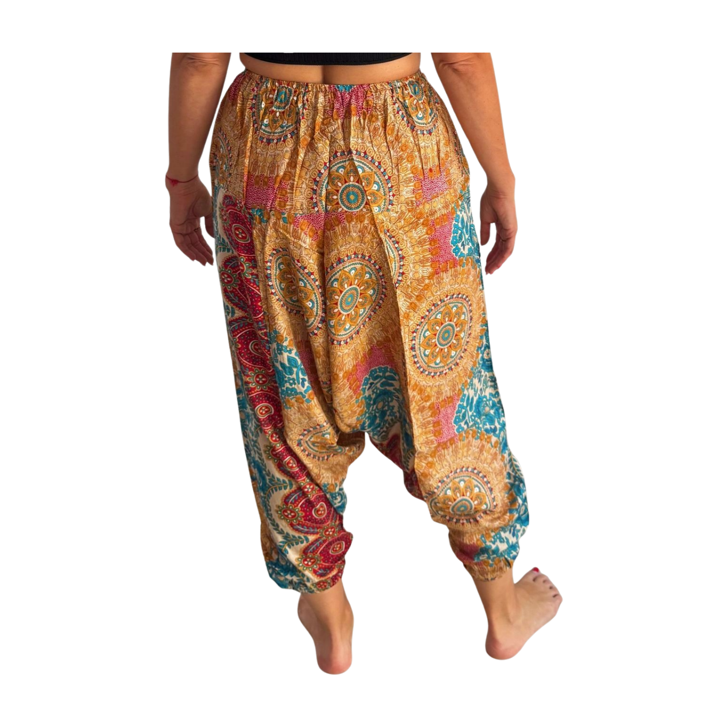 Pantalón afgano indio estampado mandalas