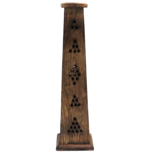 Incensario vertical de madera
