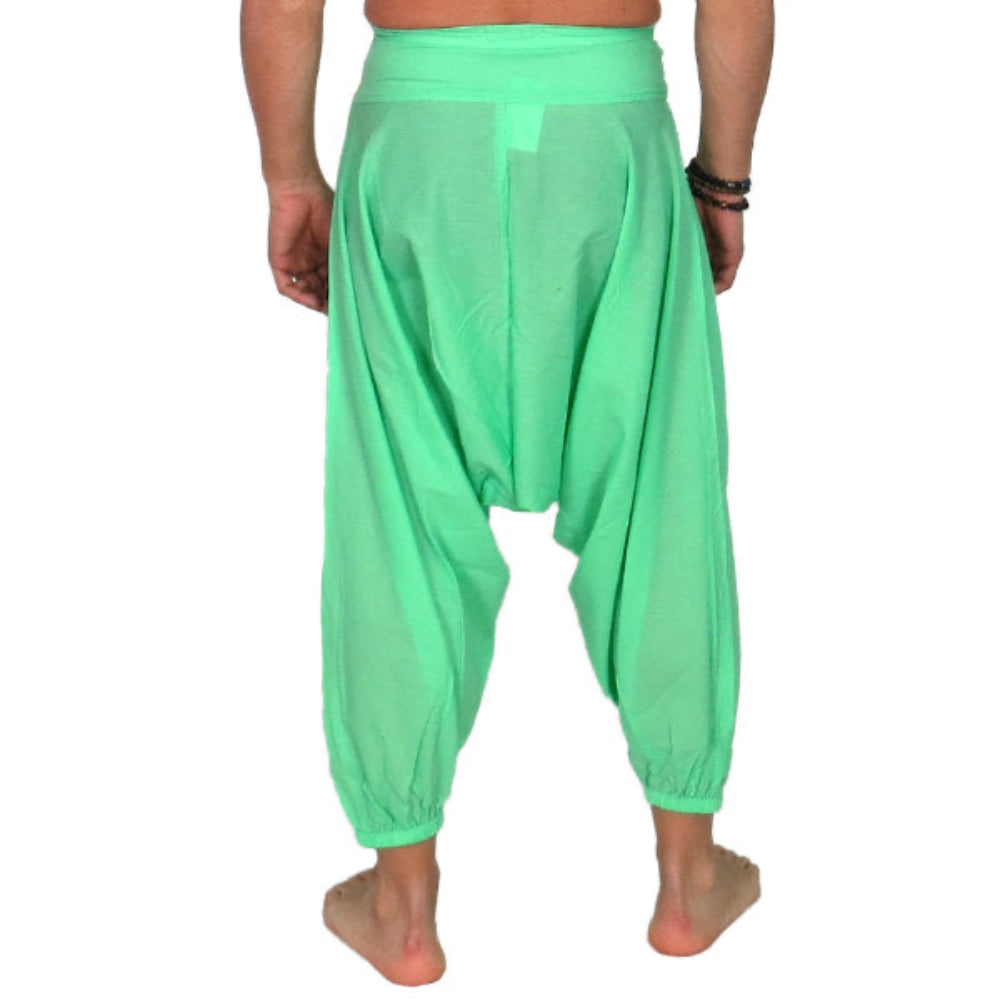 Pantalón afgano indio color verde