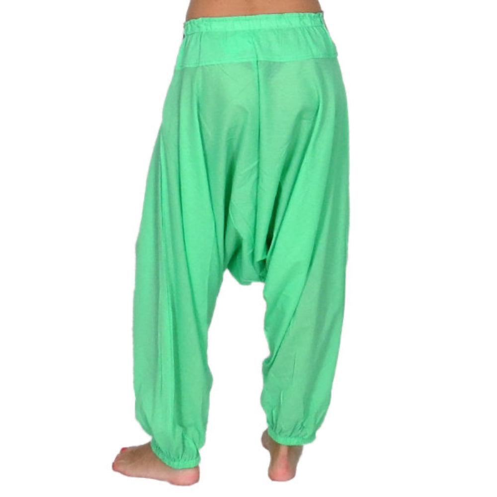 Pantalón afgano indio color verde