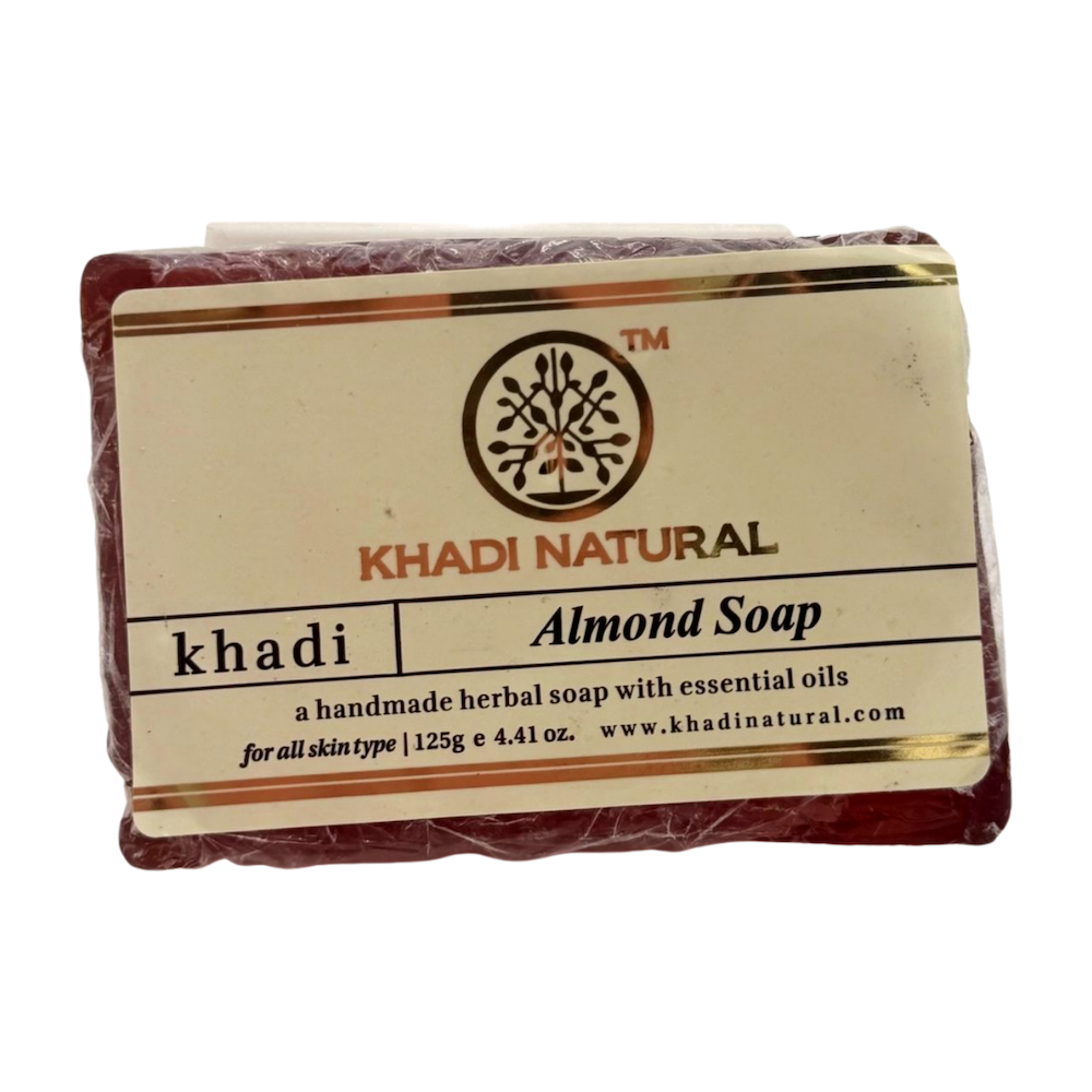 Jabón de ALMENDRA con aceites esenciales KHADI NATURAL