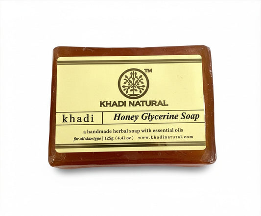 Jabón de MIEL y GLICERINA con aceites esenciales KHADI NATURAL