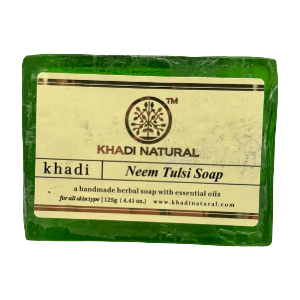 Jabón NEEM y TULSI aceite esencial KHADI NATURAL