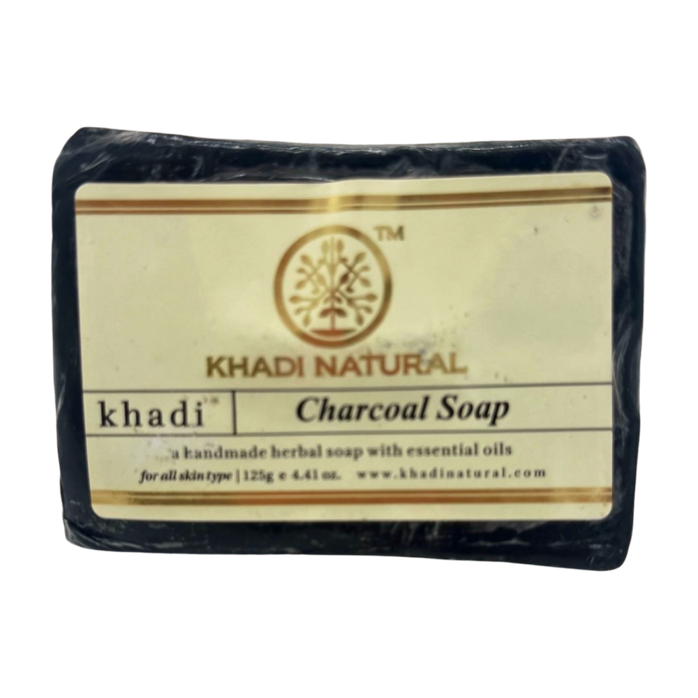 Jabón de CARBÓN con aceites esenciales KHADI NATURAL