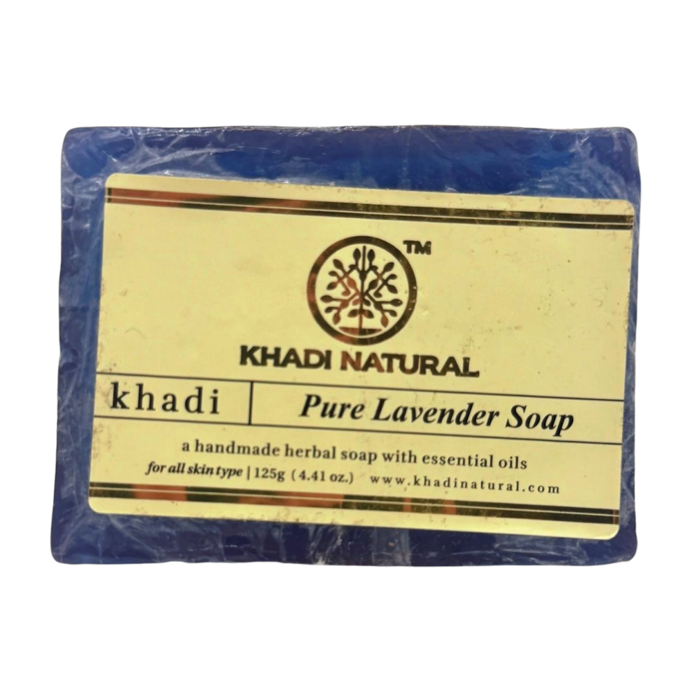 Jabón de LAVANDA con aceites esenciales KHADI NATURAL