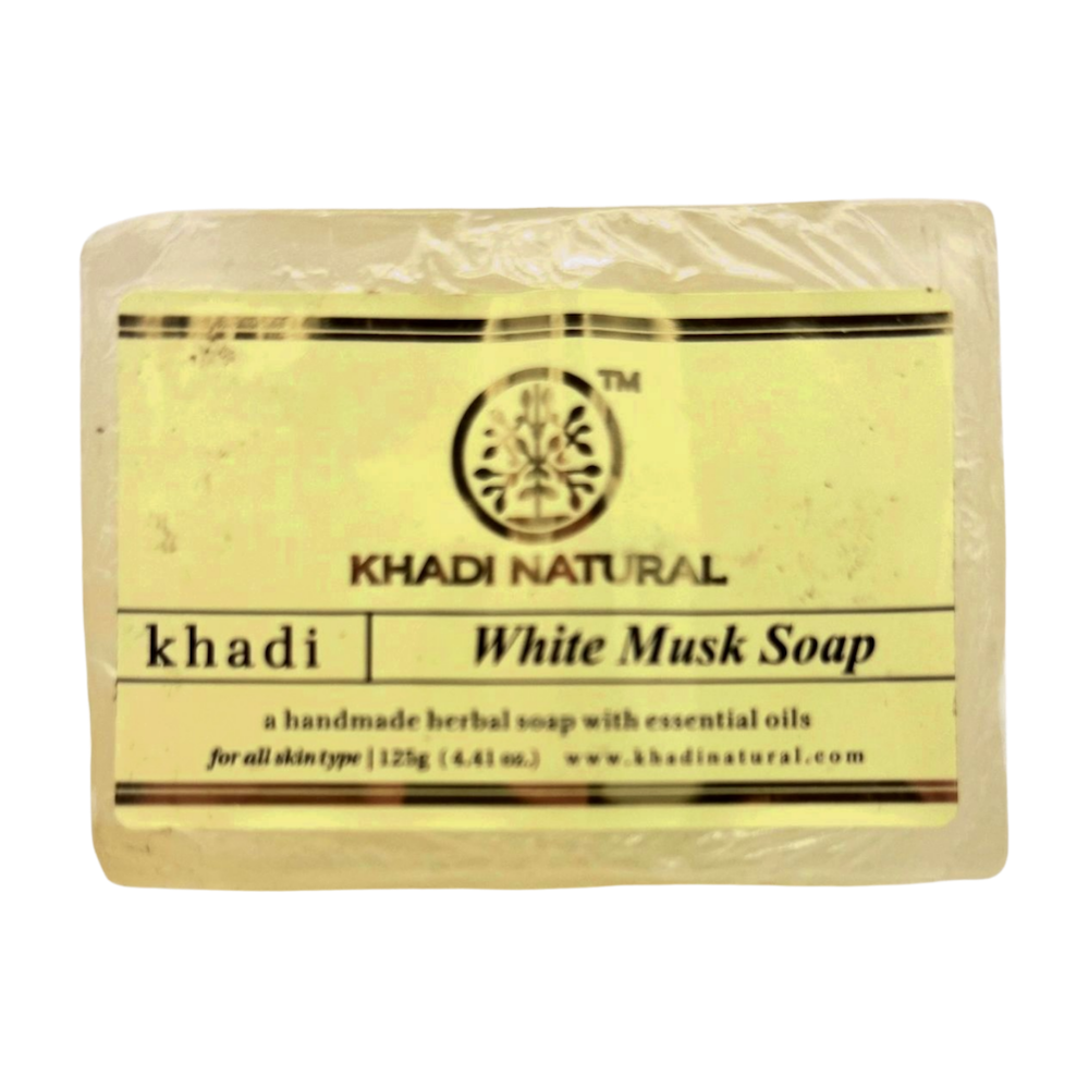 Jabón de WHITE MUSK aceite esencial KHADI NATURAL