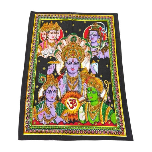 Tapiz Bhakti hindú Panchadev