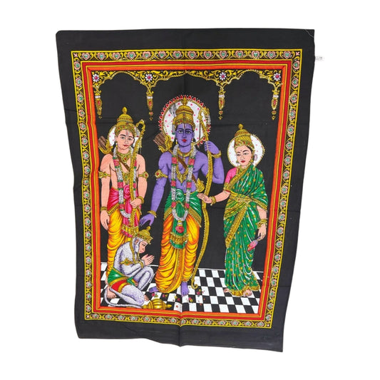 Tapiz Bhakti pintado de Shree Ram Darbar