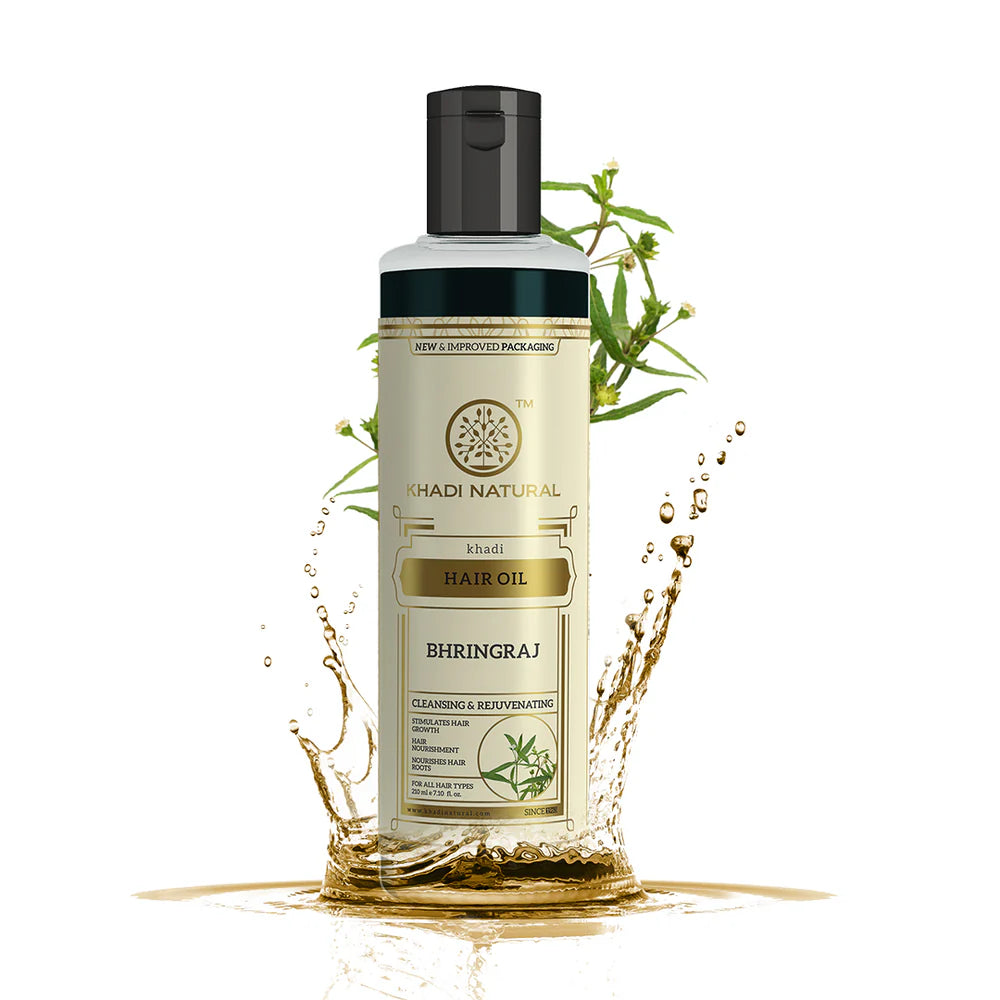 Aceite para cabello KHADI natural de BHRINGRAJ