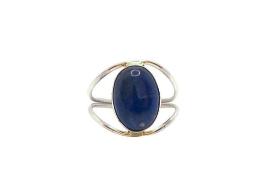 Anillo de Plata de la india con Lapislazuli