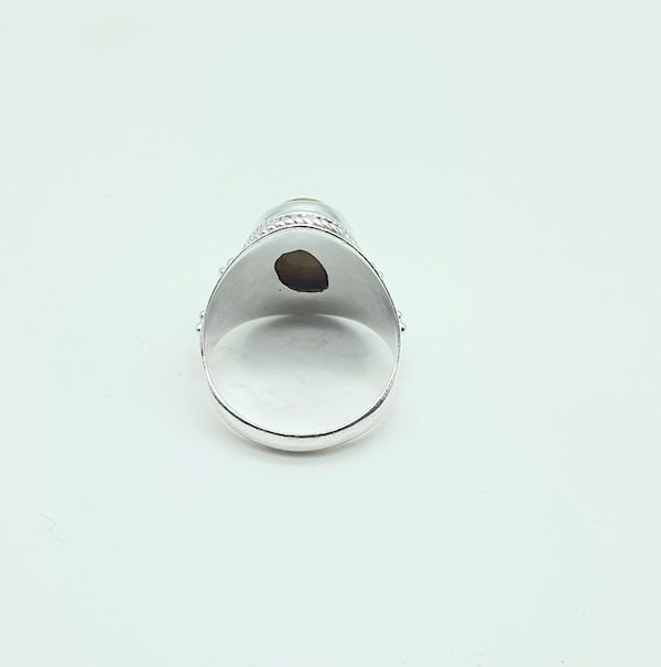 Anillo de Plata de la India con ojo de tigre