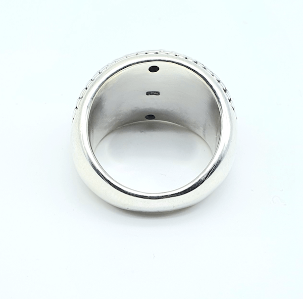 Anillo de plata UNISEX corona de Budha