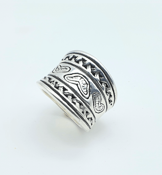 Anillo de plata unisex Titli