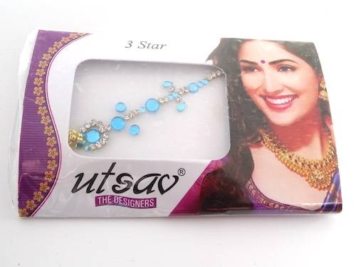 Bindis de la india color azul claro