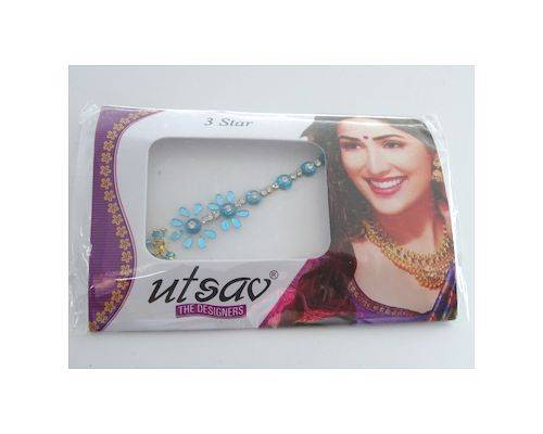 Bindis de la india color azul claro