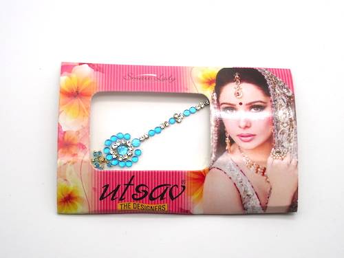 Bindis de la india color azul claro