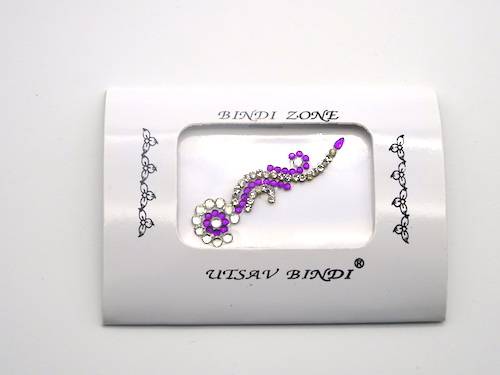 Bindis de la india color morado