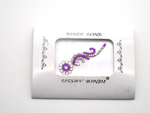 Bindis de la india color morado