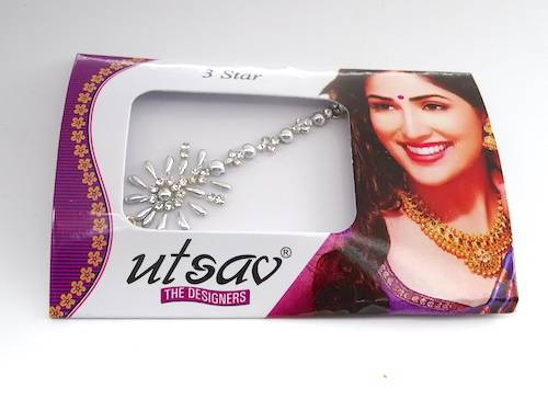 Bindis de la india color plata