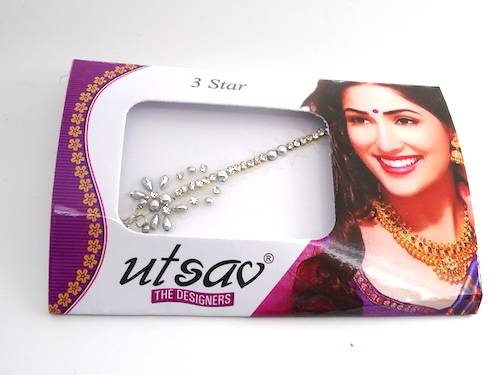 Bindis de la india color plata
