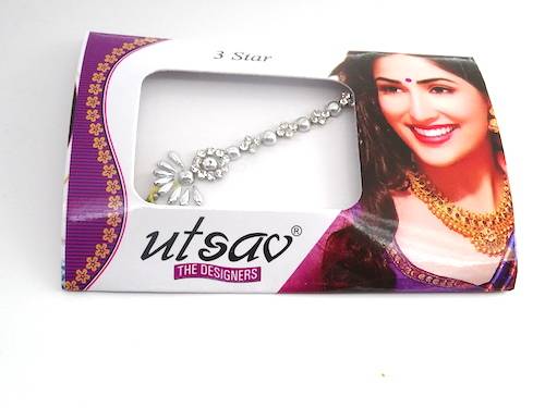 Bindis de la india color plata