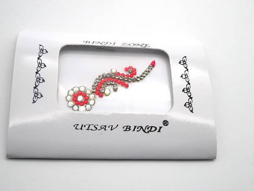 Bindis de la india color rojo