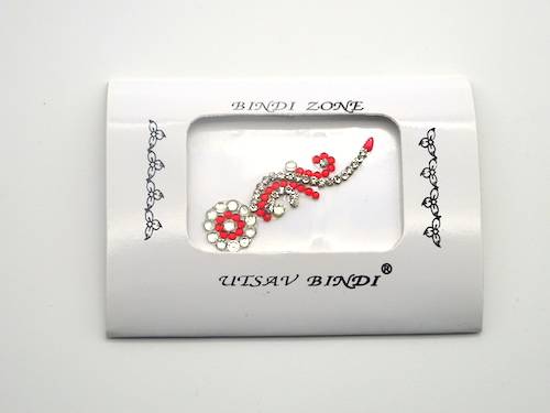 Bindis de la india color rojo