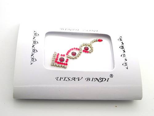 Bindis de la india color rojo