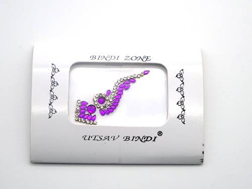 Bindis de la india color morado
