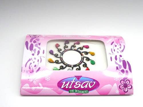 Bindis de la india de ombligo multicolor