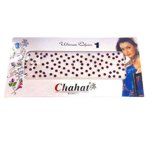 Bindis de la india redondos color granate