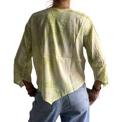 Camisa india de algodón