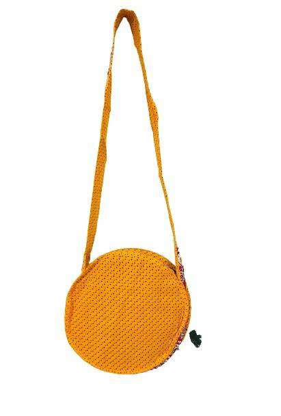 Bolso boho bandolera redondo de la india